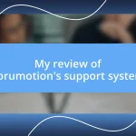 My review of Forumotion’s support system